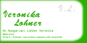 veronika lohner business card